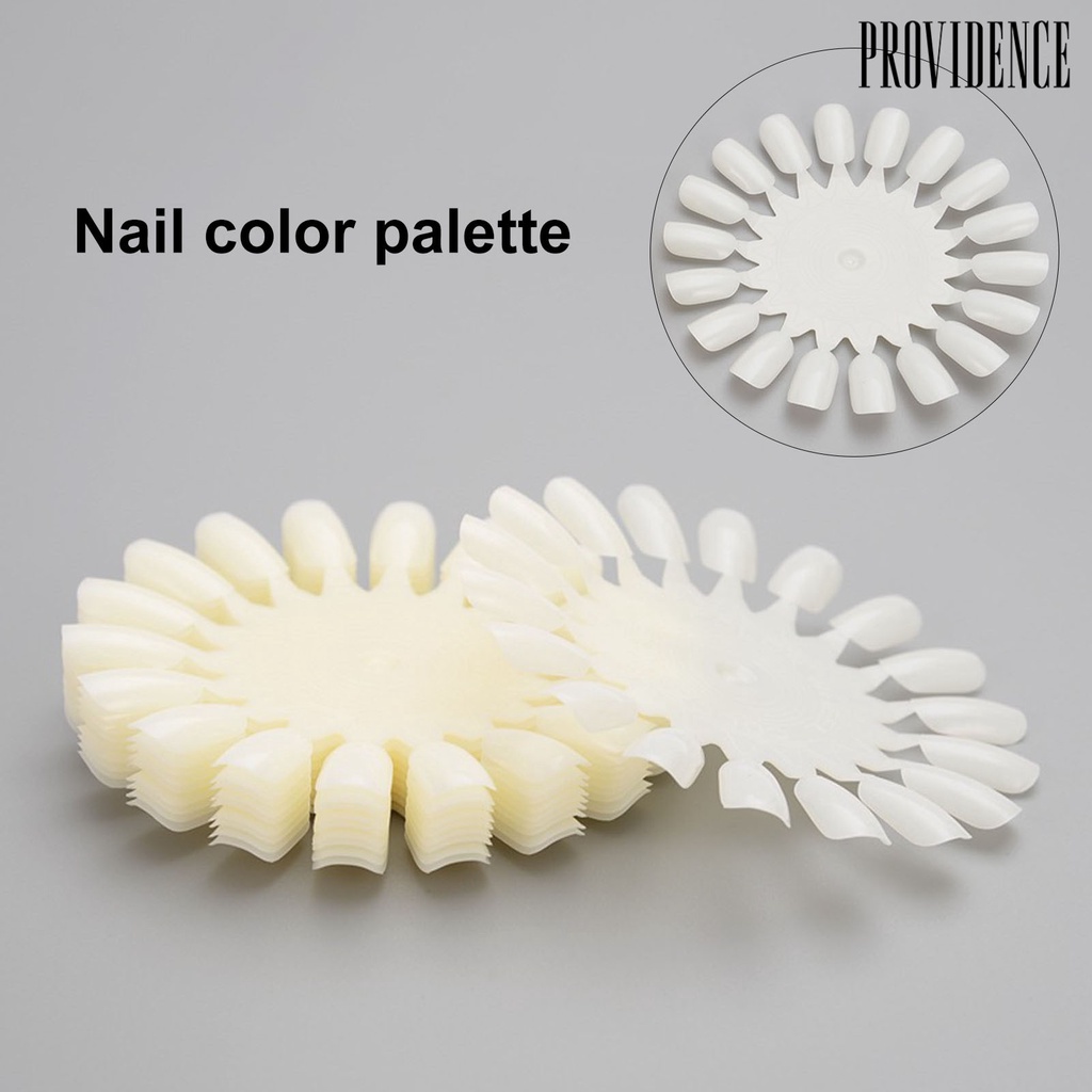 Providence Nail Art Plate Multifunctional Harmless Plastic Display Color Board Palette for DIY