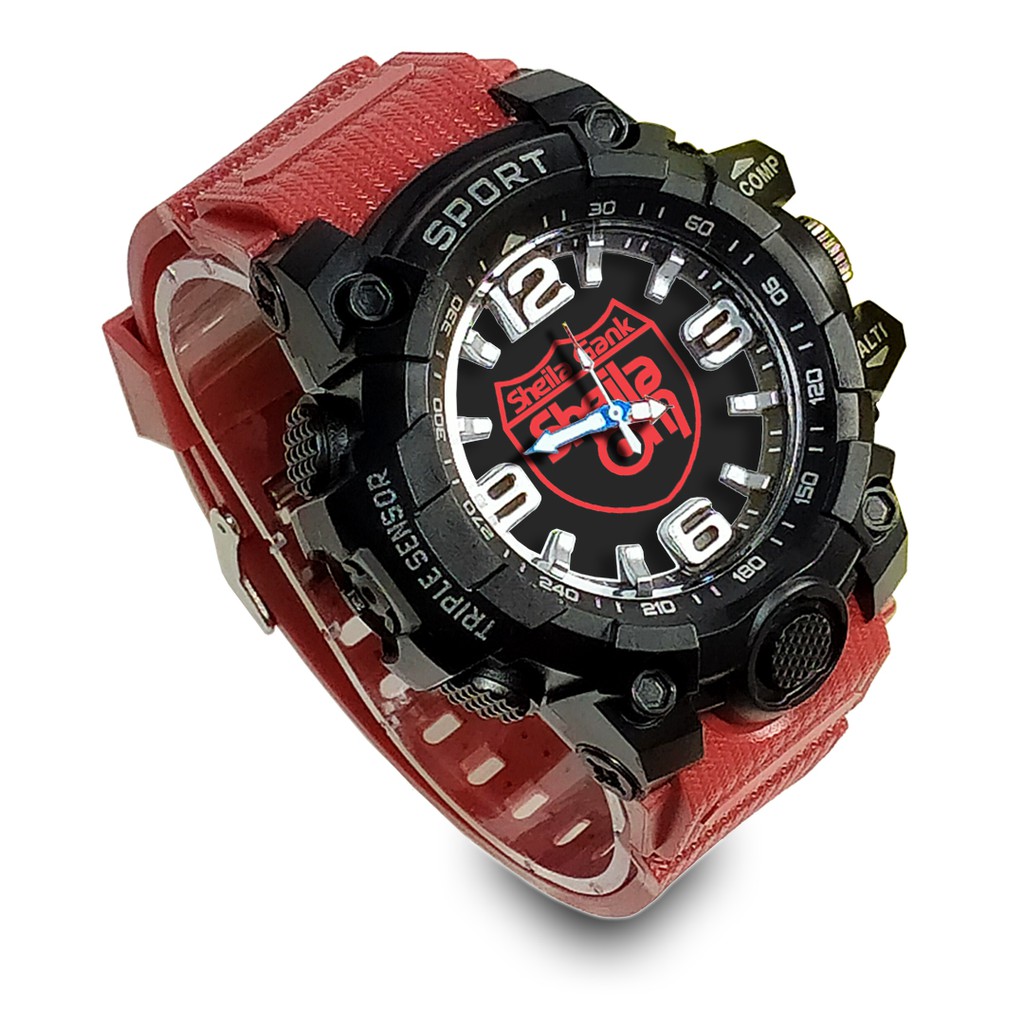 Jam Tangan Custom SHEILA ON 7 motif 1 Ruber- Water Resistant