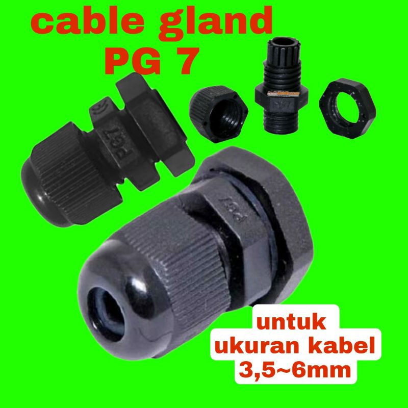 Cable Gland Kabel Gland PG7 3.5 6mm