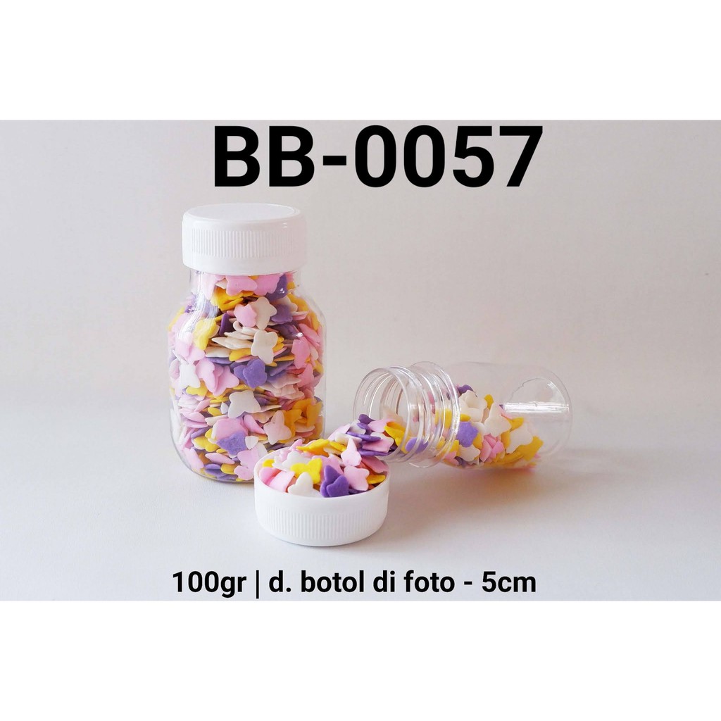 

BB-0057 Sprinkles sprinkle sprinkel 100 gram kupu - kupu pipih rainbow yamama baking grosir murah sprinkles cake dekorasi mutiara trimit decoration story sprinklestory sprinklesstory sprinkle story yamama baking