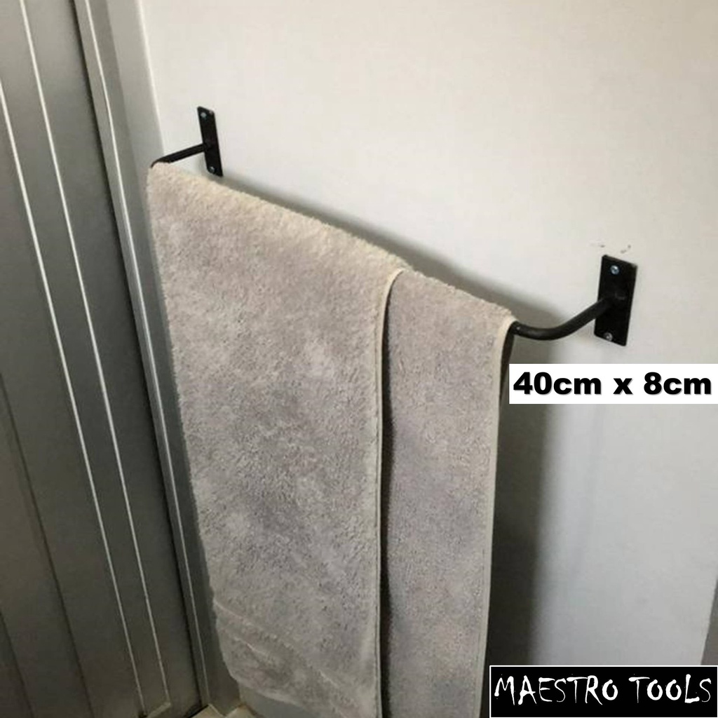 Gantungan Gawang Gantungan Baju Dinding 40cm x 8cm - Gantungan Baju Tembok - Gantungan Tempel Dindin