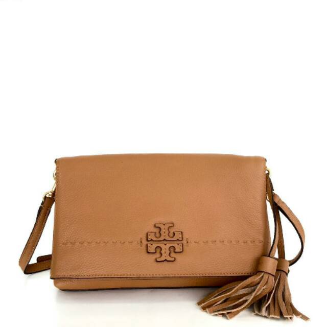 Tory Burch McGraw Fold Over Crossbody slingbag tas selempang original authentic