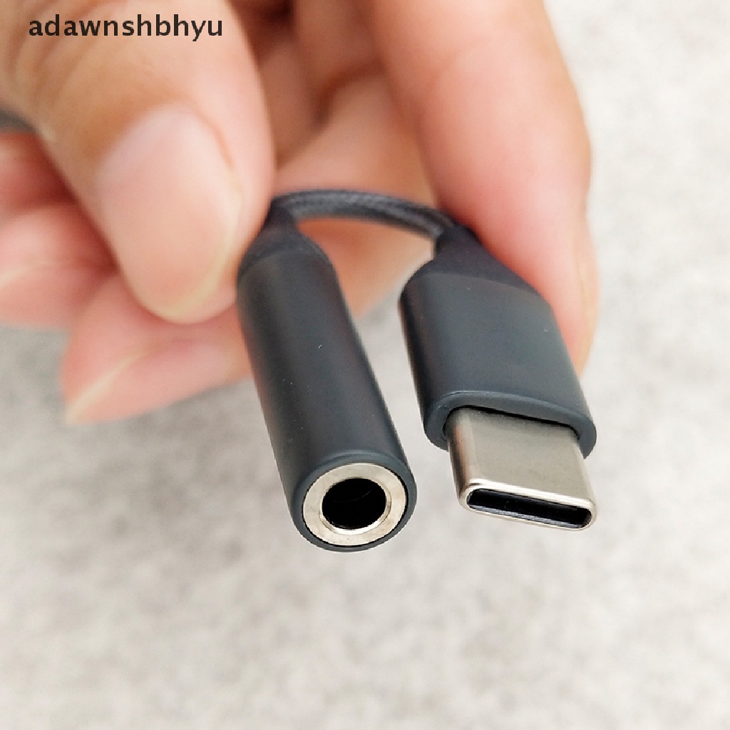 Kabel Earphone Audio Aux adawnshbhyu Tipe C 3.5 Jack Untuk Adapter Headphone USB Ke 3.5mm