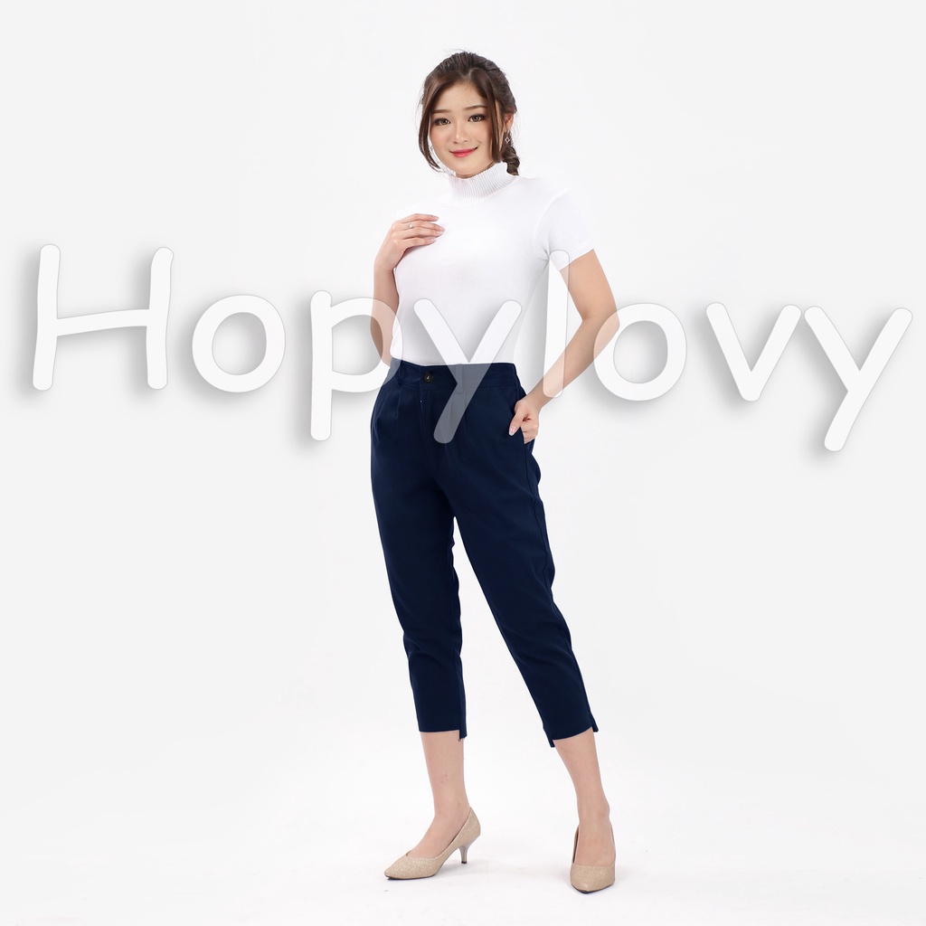 HOPYLOVY - Celana Wanita Londora Cutting Pants