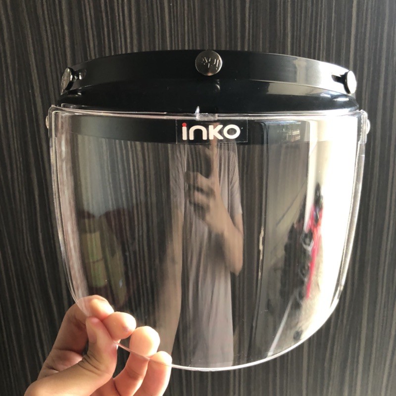 Kaca Helm Bogo Datar Flat Visor Original Injak