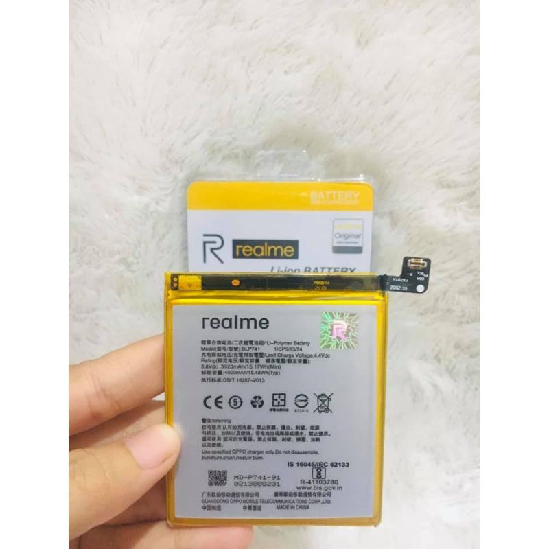 BATERAI BATRAI BATTERY BATU HP REALME XT PRO BLP741 ORIGINAL