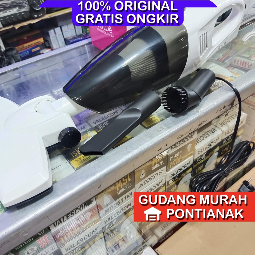 Vacum Cleaner Penyedot debu  Bolde Super Hoover Turbo Hand Vacuum Cyclone Power / Penyedot Debu ABU ABU Bening Besih