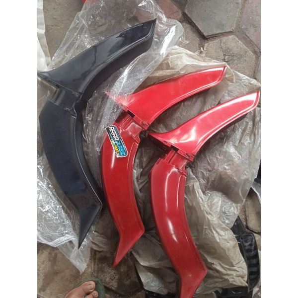 spatbor depan rc100/80 ori warna hitam