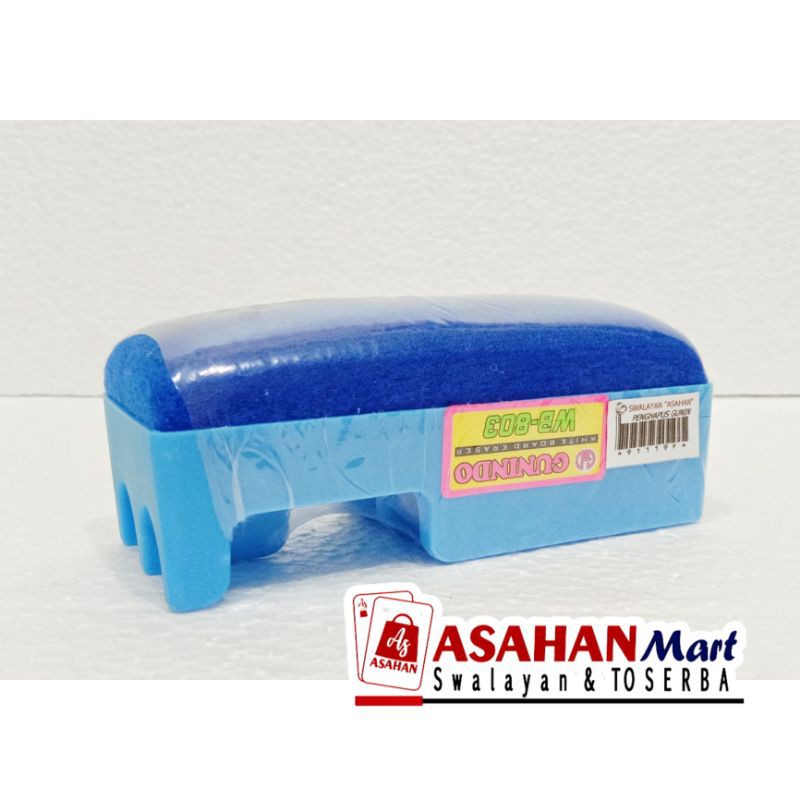 

penghapus biru papan tulis white board