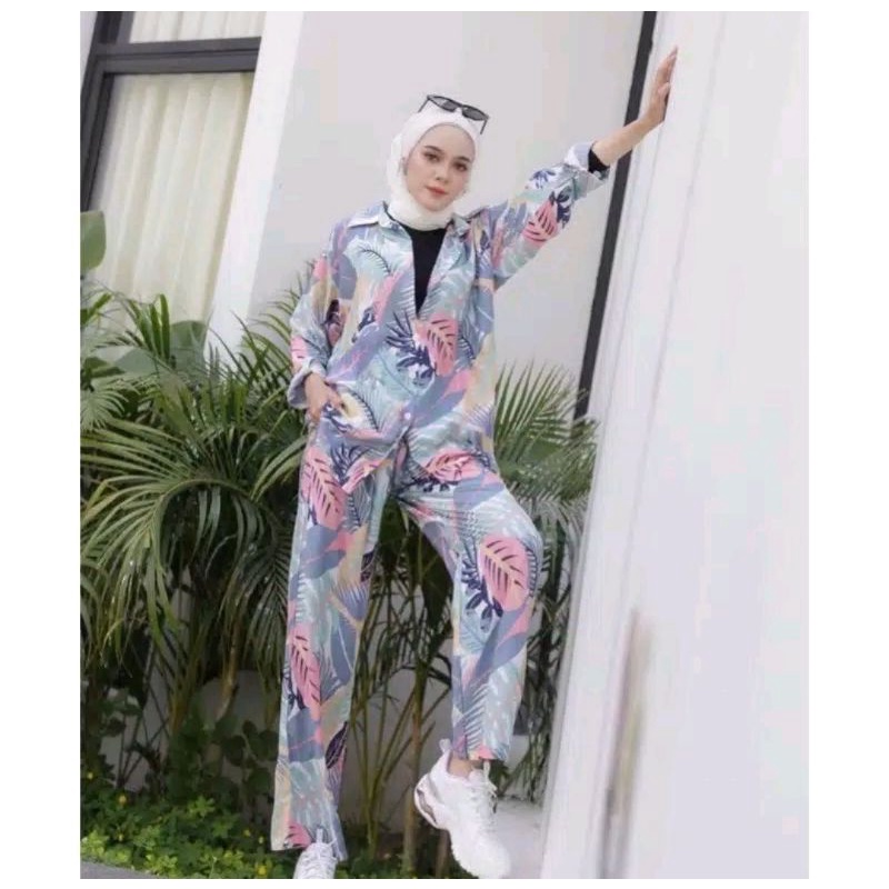 ERDE SET / ONE SET JUMBO XXL - STANDART XL  / YOSIE SET ONESET MOTIF ABSTRAK DAILY SET HOMEWEAR HOMEY SETELAN WANITA MOTIF TIE DYE   ONE SET RAYON-7