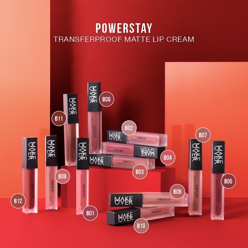 MAKE OVER Powerstay Transferproof Matte Lip Cream