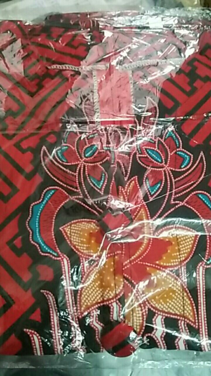 Bluse Batik Couple Orchid Merah Batik Couple Anak