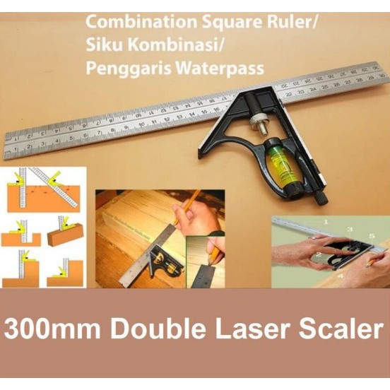 

CX33 MISTAR PENGGARIS SIKU STAINLESS STEEL ~~~~`