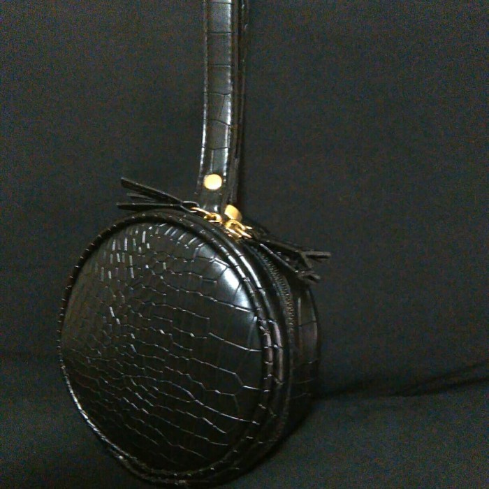 Tas Pesta Bulat Croco