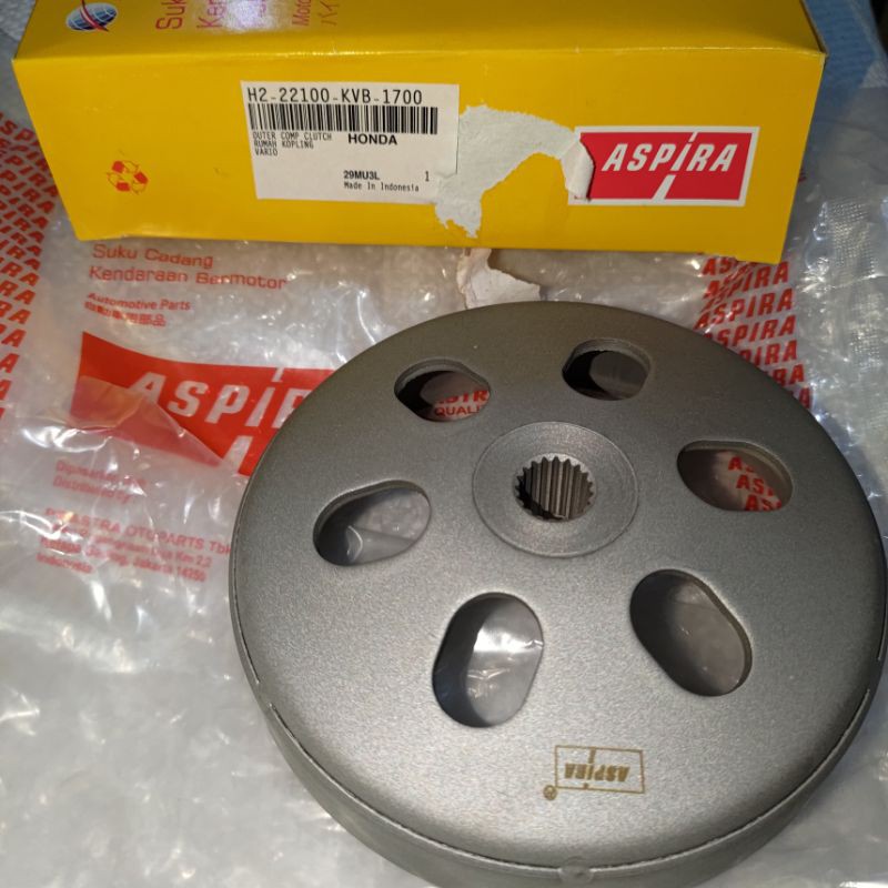 Mangkok Otomatis Ganda Vario / Vario 125 Original Aspira H2-22100-KVB-1700