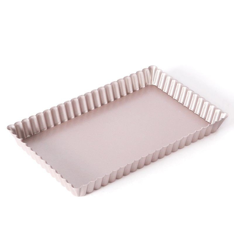 chefmade rectangular 11 inch pie tart pan with removable bottom wk9830 / loyang kue tart