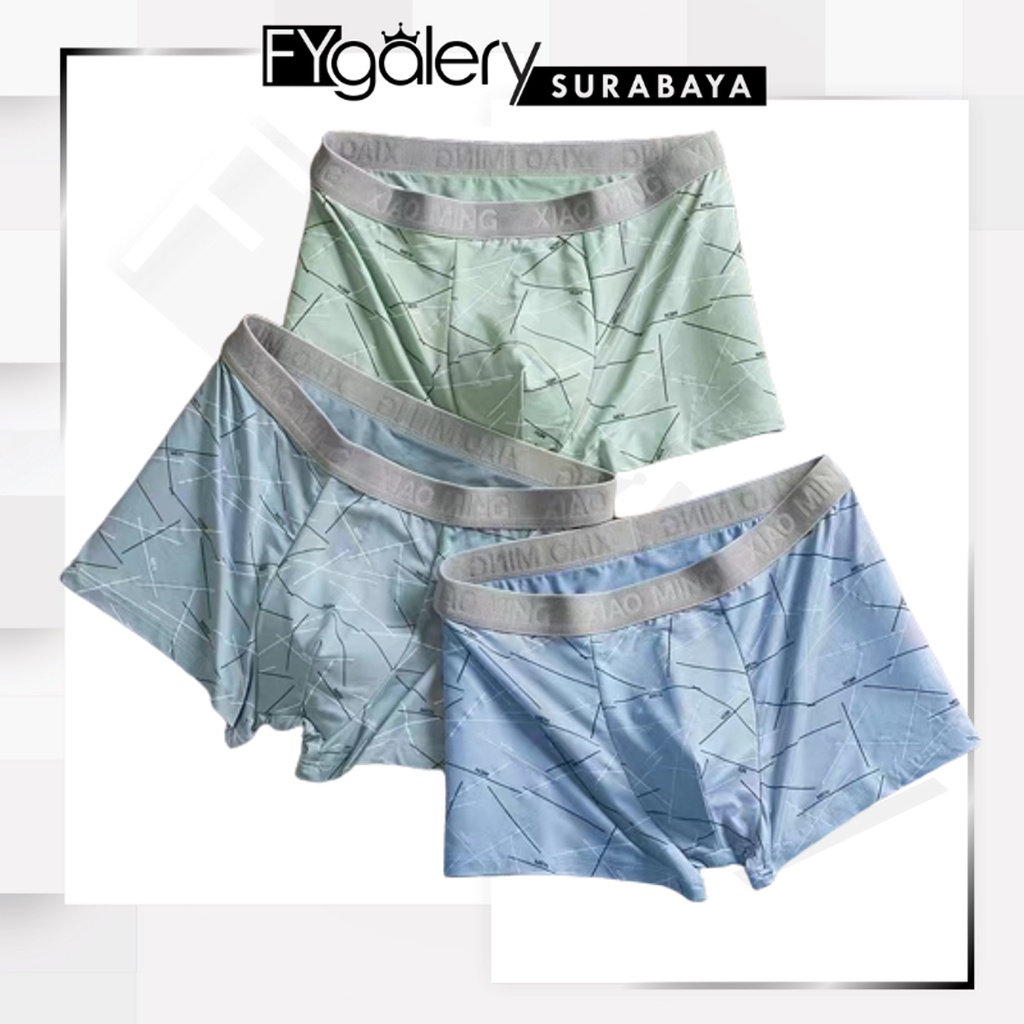 FYGALERYSURABAYA W247  Boxer Munafie Pria Celana Dalam Men Underwear