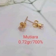 ANTING ANAK BAYI BULAT KUNING EMAS ASLI 16K