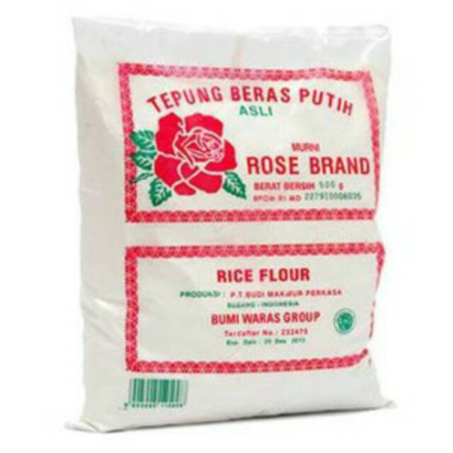 

Tepung Beras Putih Rose Brand 500gr