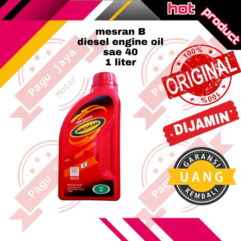 oli mesin disel mesran B sae 40 1 liter