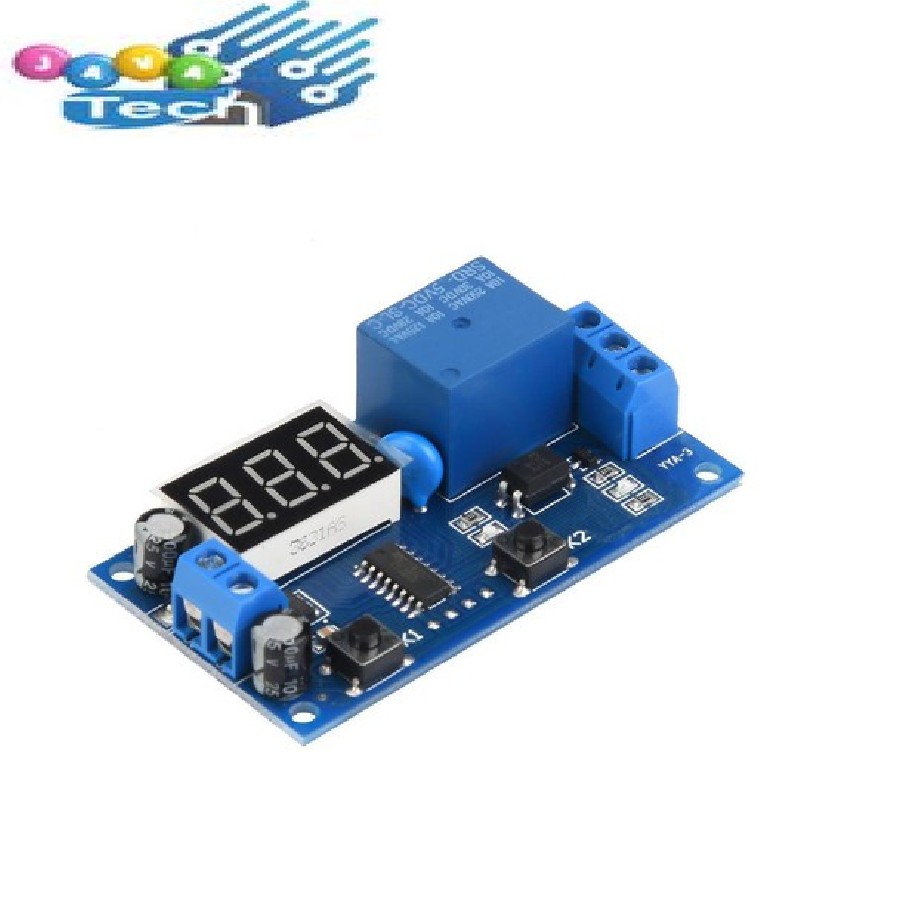 YYA-3 Delay Timer Adjustable Relay 3 Siklus Input DC 12V Display