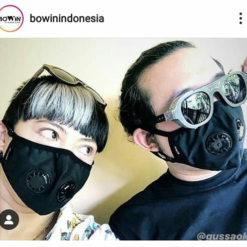 MASKER N99 ( HITAM SOLID )