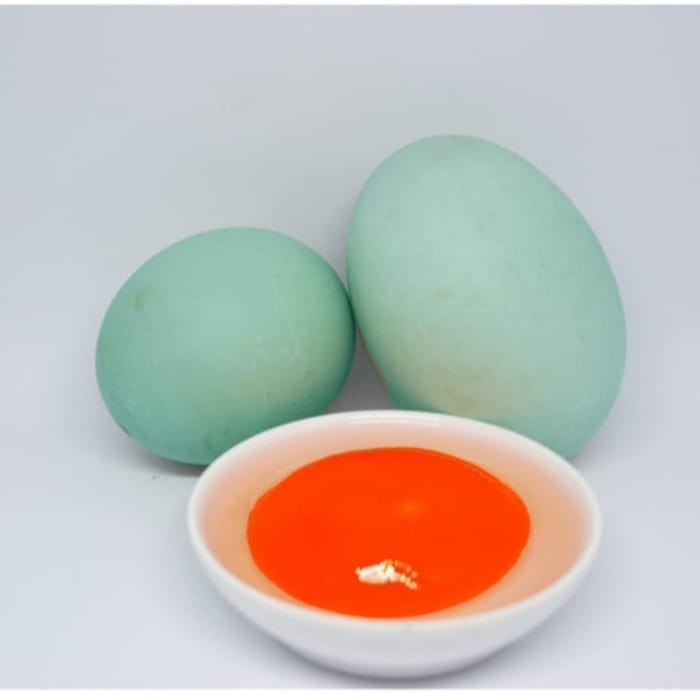 

Telur bebek omega ++ FRESH / telur bebek super, kuning telur merah orange (mentah)