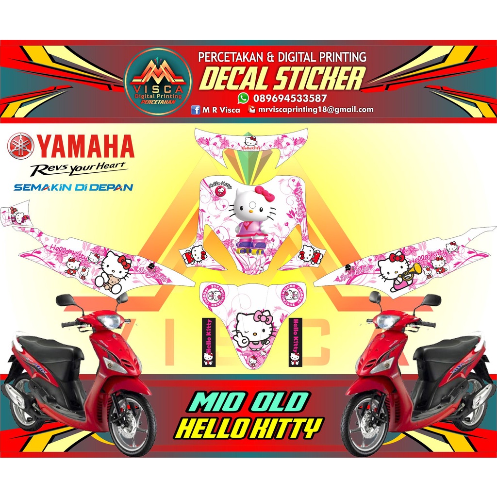 DECAL STIKER Mio Old/lama fullbody - decal stiker mio old/lama fullbody - decal yamaha mio old fullb