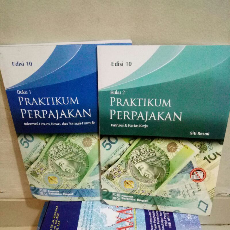 

Praktikum perpajakan 1 dan 2 edisi 10 by siti resmi(harga tertera 2 buku)