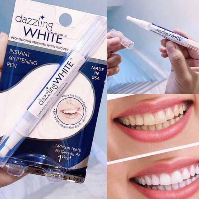 Pemutih Gigi Instant Pen DAZZLING WHITE Murah Ori Teeth Whitening Gel