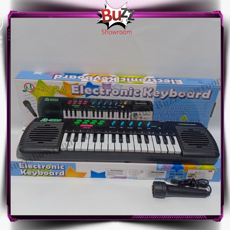 Electronic Keyboard 31 Keys Mainan Anak Edukasi Piano Mic Key