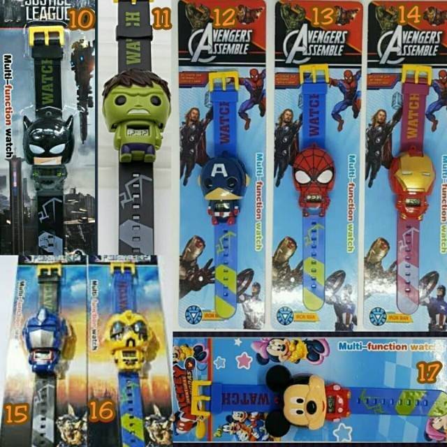 Jam tangan anak karakter murah-jam tangan anak laki/perempuan