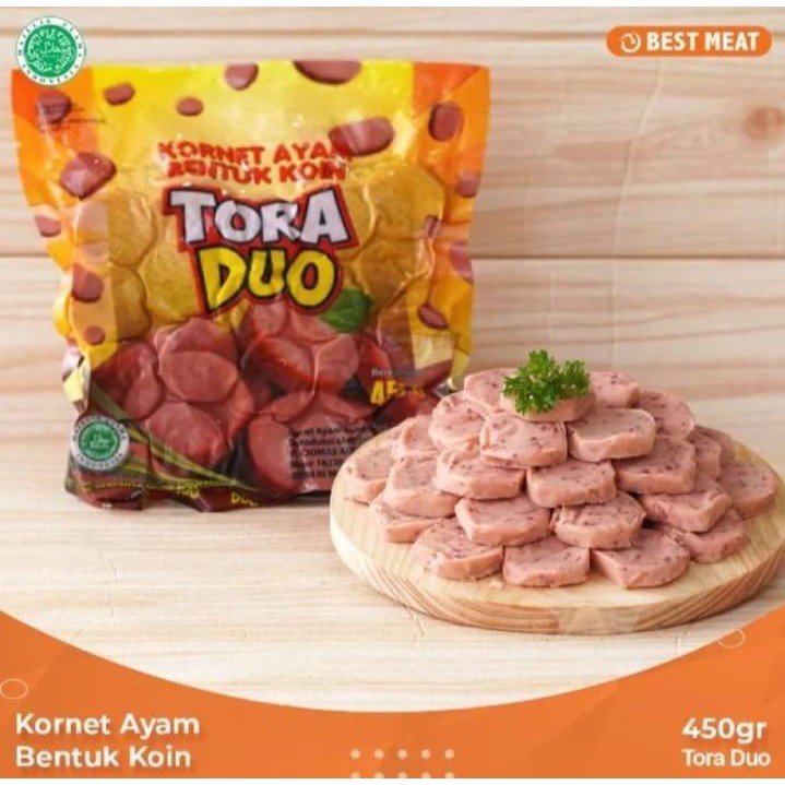 

Kornet Ayam Bentuk Koin Tora Duo 450 gr