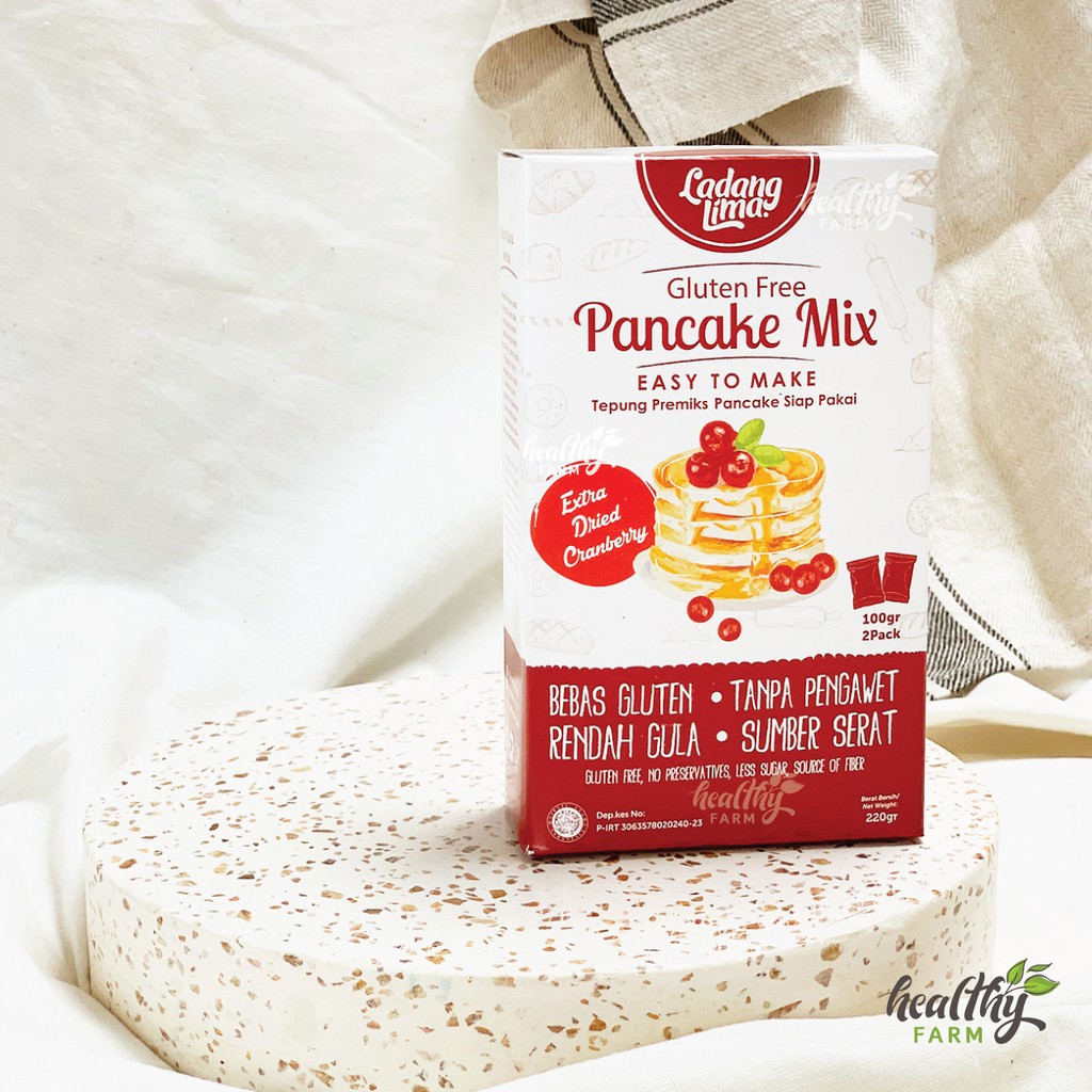 Pancake Mix Gluten Free Ladang Lima / Tepung Pancake 220g