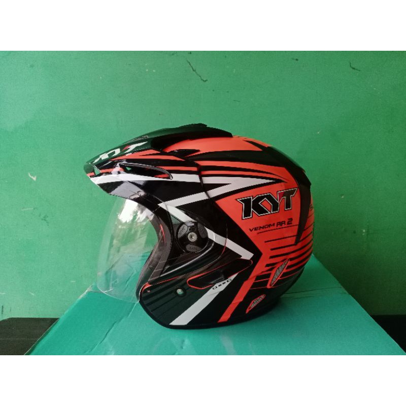 KYT VENOM RR 2 SOLID SUPER FLUO