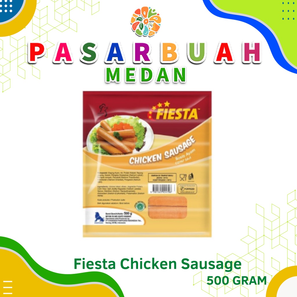 

Distributor FIESTA CHICKEN SAUSAGE 500 GRAM - Pasar Buah Medan