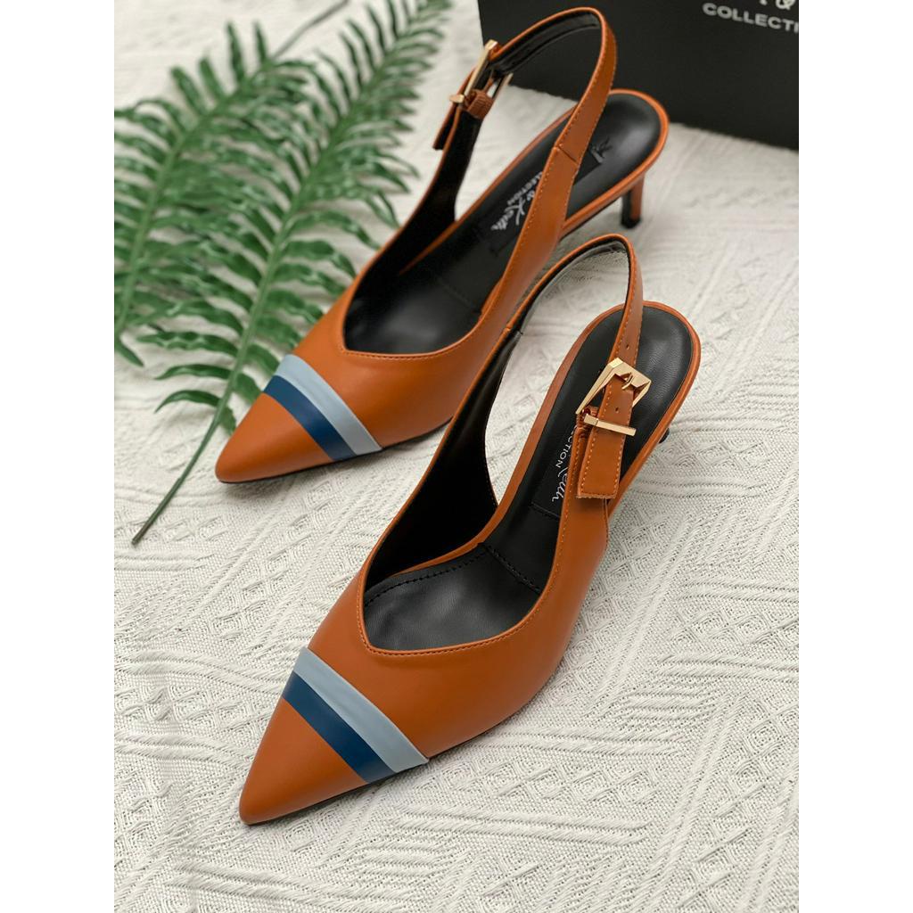 [7.7 Boombastis Sale⚡] - SEPATU WANITA CKS435 CK BELT SLINGBACK MULES PREMIUM IMPORT