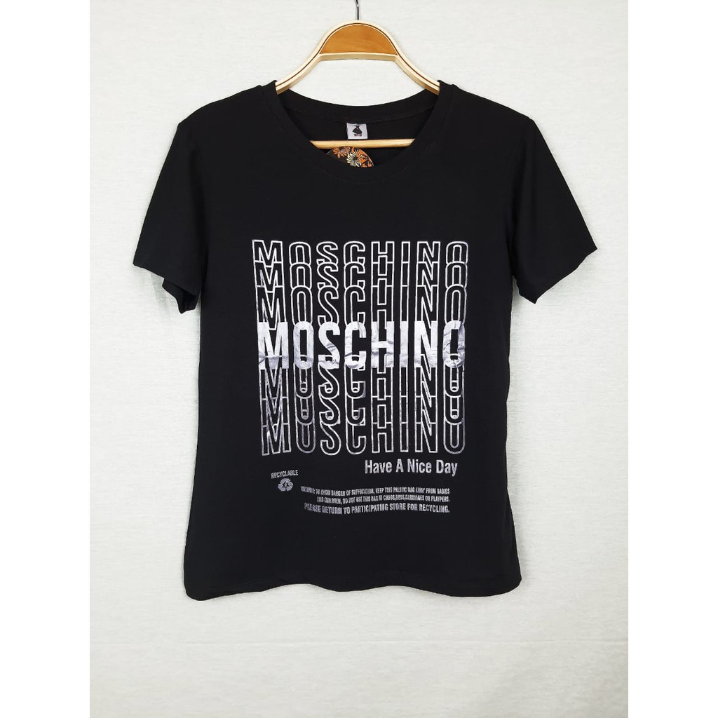 Baju Kaos Murah Adem - Moschino 028