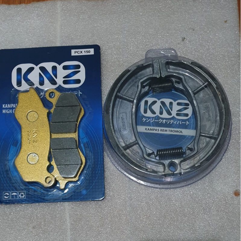 PAKET KAMPAS REM DEPAN BELAKANG PCX 150 CBU THAILAND KNZ