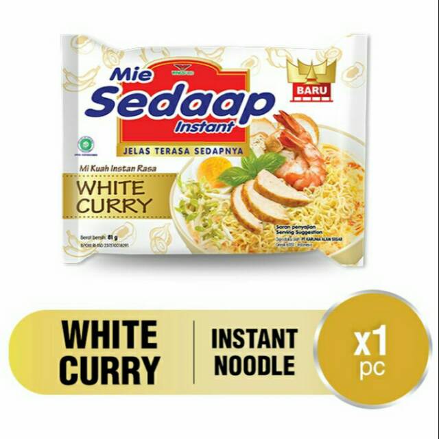 

Sedaap Mie Instant White Curry 81G