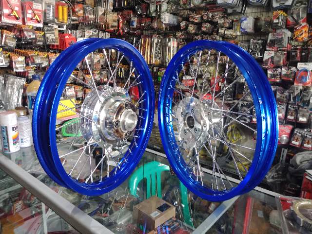 Paketan Velg jari jari CB 150 Megapro Tiger Revo Verza CBR 150 New Megapro New CB150 sama rakit