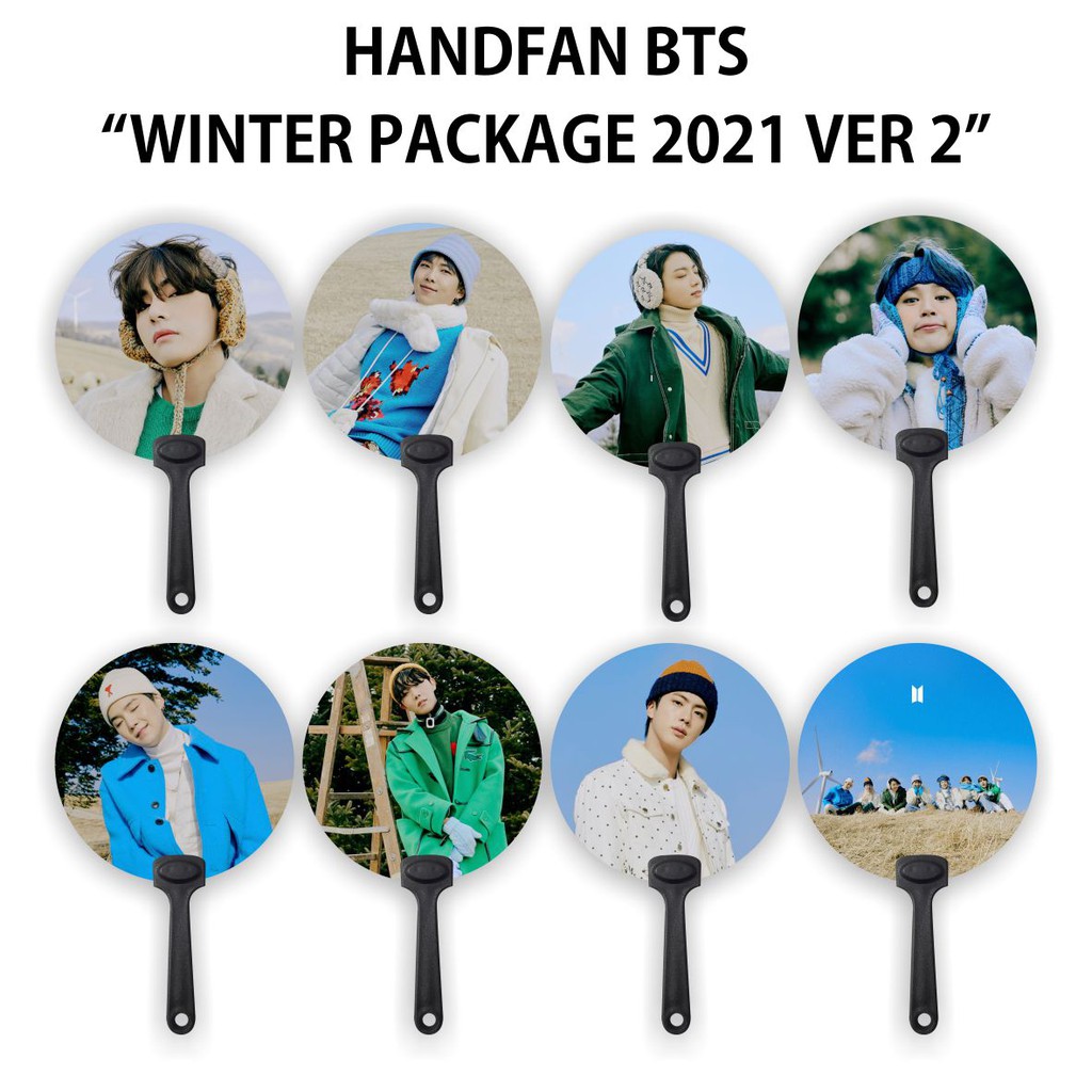 [READY STOCK] KIPAS TANGAN / HANDFAN BTS WINTER PACKAGE &quot;2021&quot; - VER 2
