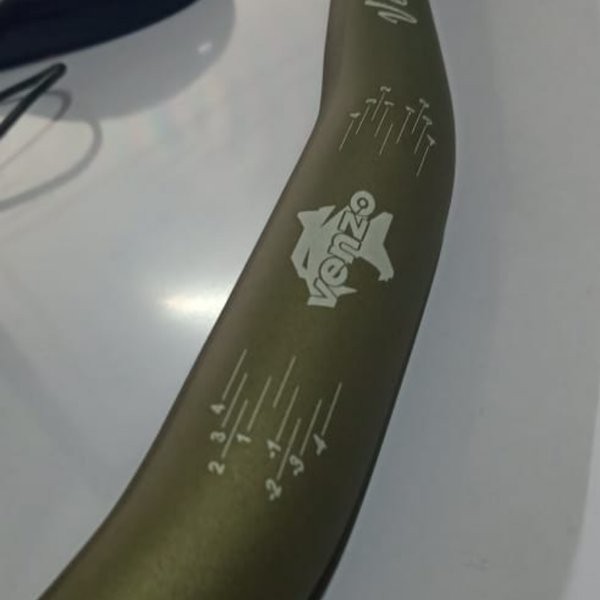 Handlebar Stang Sepeda MTB VENZO Renthal Alloy 780mm Rise 15mm