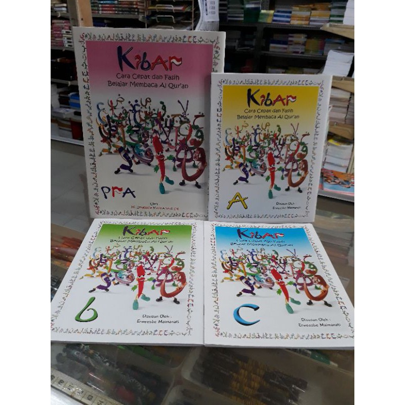 Pra Kibar dan Kibar A,B,C  Cara cepat dan fasih Belajar membaca Al Qur'an