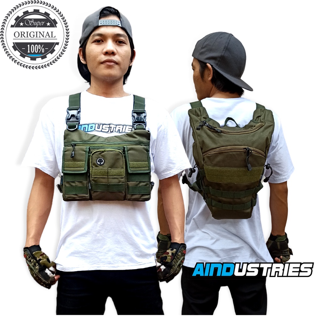 Pelindung Dada Dan Punggung Protector Motocross Model Tas Multifungsi Chest Bag GEN 3 XY
