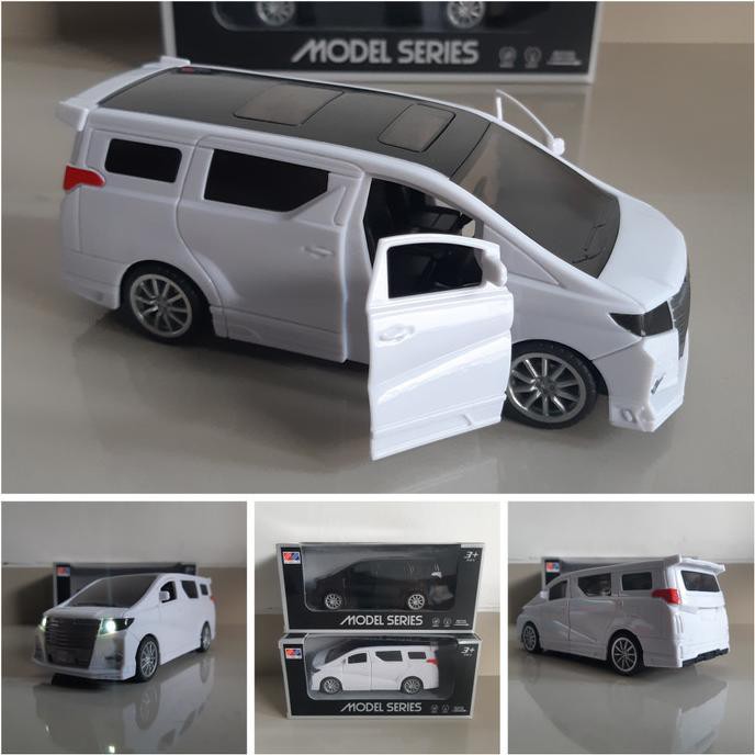 DIECAST MOBIL ALPHARD SUARA & LAMPU | MINIATUR MOBIL ALPHARD