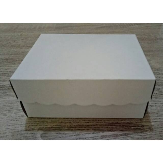 Dus Roti ARK / Dus kue putih polos / Dus kue isi 5 (PER PACK)