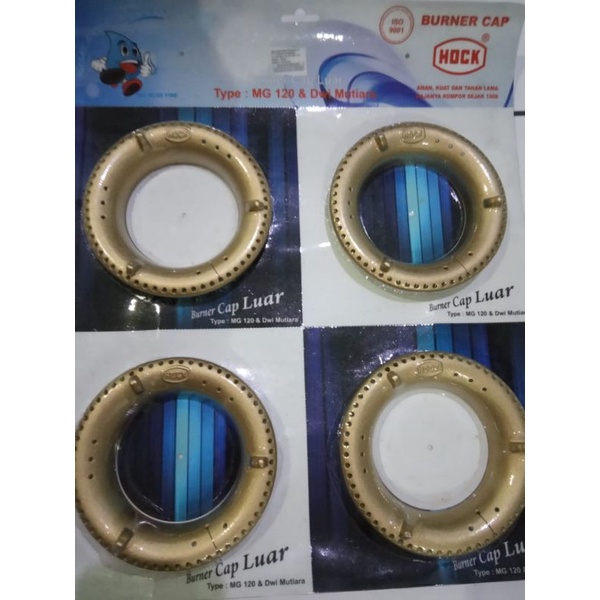 Hock burner cap luar mg120/mutiara 120 gold