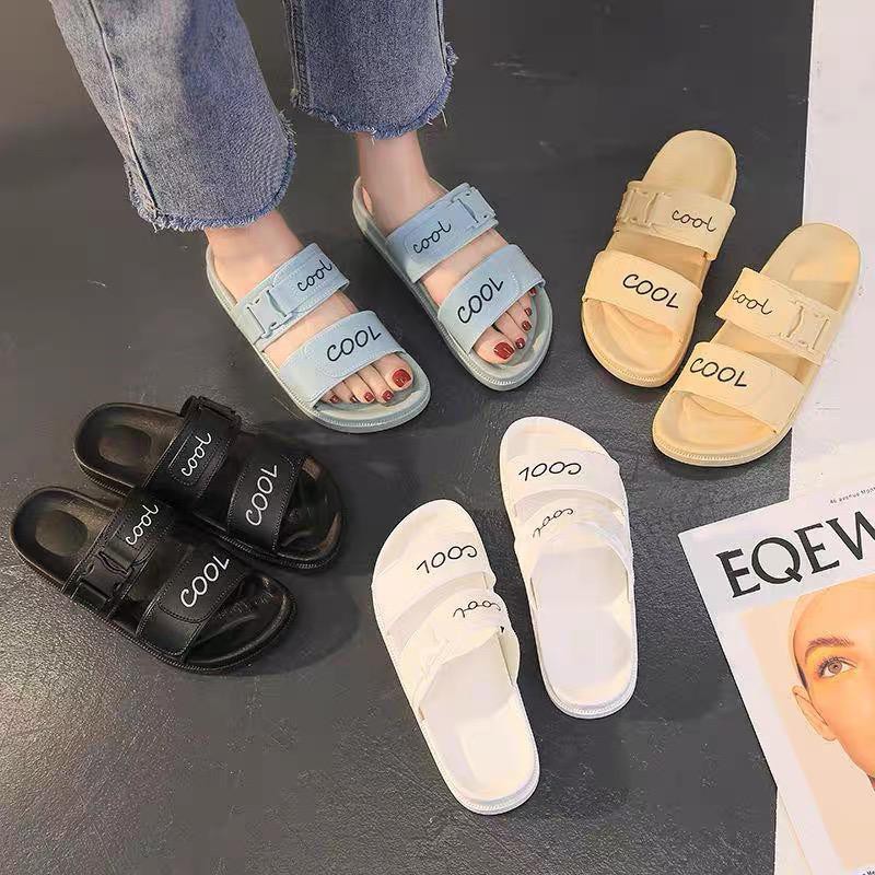 Free Box Sandal Korea Sandal Casual Wanita Sandal Murah NS X81 Sandal Wanita Sandal Kasual Import