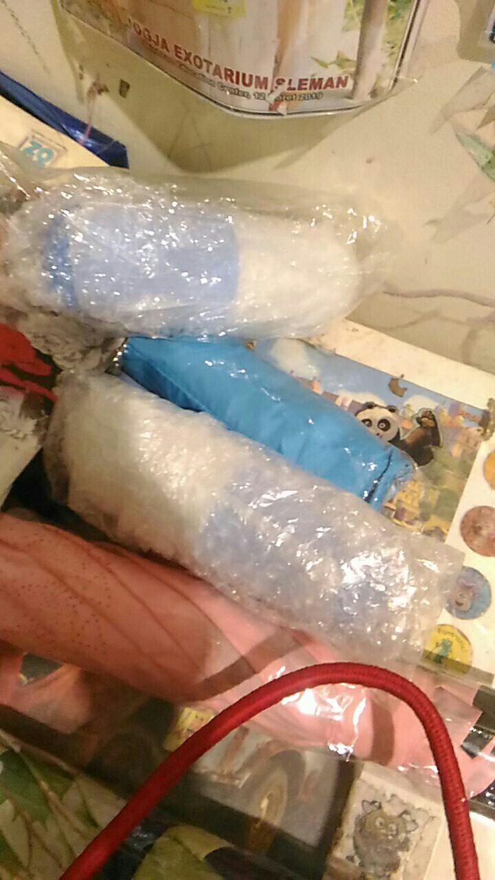 Payung Lipat Mini Anti Uv Kecil Murah Warna Biru Kualitas Import